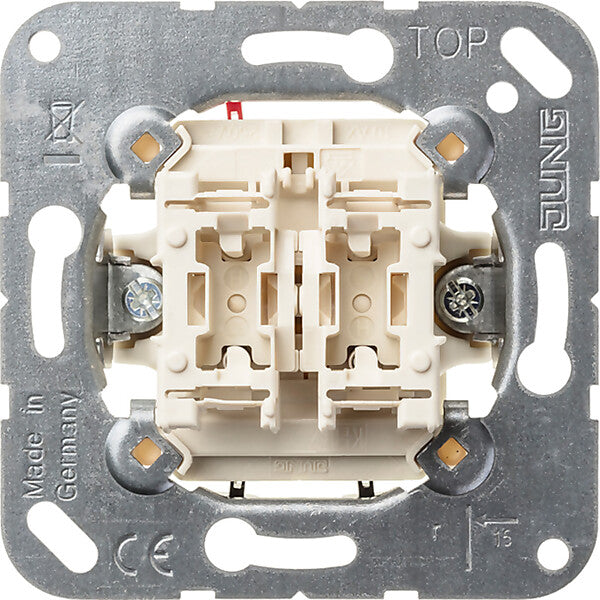 JUNG Doppel-Taster 10AX 250V 2 Schließer 535 U